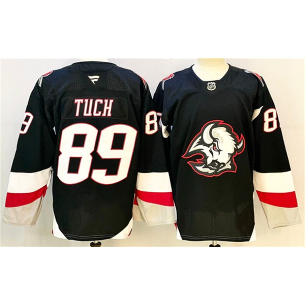 Buffalo Sabres #89 Alex Tuch Black 2024-25 Alternate Stitched Jersey