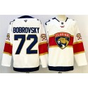 Florida Panthers #72 Sergei Bobrovsky White 2024-25 Home Stitched Jersey
