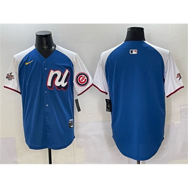 National League Chicago Cubs Blank Blue Alternate 2025 All-Star Edition Limited Stitched Jersey