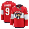 Florida Panthers #9 Sam Bennett Red 2025 Stanley Cup Final Patch Stitched Jersey