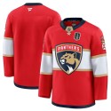 Florida Panthers Blank Red 2025 Stanley Cup Final Patch Stitched Jersey