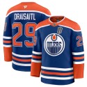 Edmonton Oilers #29 Leon Draisaitl Royal 2025 Stanley Cup Final Patch Stitched 