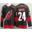 Carolina Hurricanes #24 Seth Jarvis Black Authentic Jersey