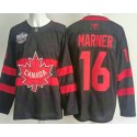 Canada #16 Mitchell Marner Black 2025 4 Nations Face Off Authentic Jersey