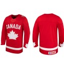 TEAM CANADA ADULT RED BLANK JERSEY