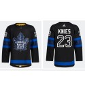 Toronto Maple Leafs adidas #23 Matthew Knies Authentic X Drew House Flipside Alternate Jersey
