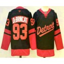 Detroit Red Wings #93 Alex DeBrincat Black 2025 Stadium Series Stitched Jersey