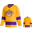 Los Angeles Kings Blank Yellow Adidas Stitched Jersey