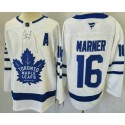 Toronto Maple Leafs #16 Mitch Marner White Authentic Jersey