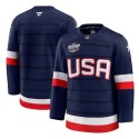 USA Blank Navy 2025 4 Nations Face-Off Stitched Jersey