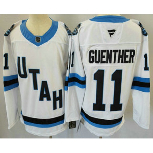 Utah Club #11 Dylan Guenther White 2024 Stitched Jersey