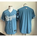 Kansas City Royals Blank Light Blue Limited Stitched Jersey
