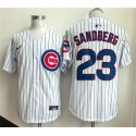Chicago Cubs #23 Ryne Sandberg White Limited Stitched Jersey