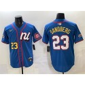 National League #23 Ryne Sandberg Blue 2025 All-Star Edition Limited Stitched Jersey