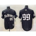New York Yankees #99 Aaron Judge Black 'Gothic Legacy Edition' Vapor Premier Limited Stitched Jersey