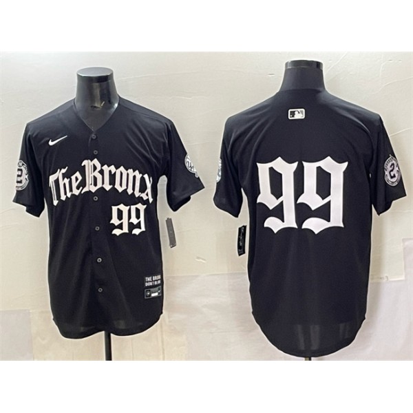 New York Yankees #99 Aaron Judge Black 'Gothic Legacy Edition' Vapor Premier Limited Stitched Jersey