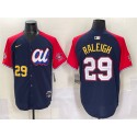 American League #29 Cal Raleigh Navy Red Alternate 2025 All-Star Edition Limited Stitched Jersey