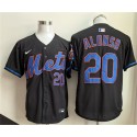 New York Mets #20 Pete Alonso Black 2025 Stitched Jersey