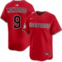 Cleveland Guardians #9 Kyle Manzardo Red Alternate Limited Stitched Jersey