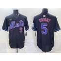 New York Mets #5 David Wright Black Limited Stitched Jersey