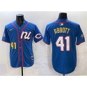 National League #41 Andrew Abbott Blue 2025 All-Star Edition Limited Stitched Jersey