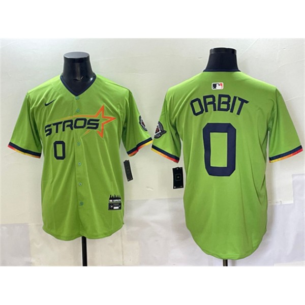 Houston Astros #0 Orbit Green 2025 City Connect Limited Stitched Jersey