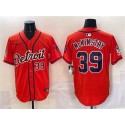 Detroit Tigers #39 Zach McKinstry Orange With Patch Vapor Premier Limited Stitched Jersey