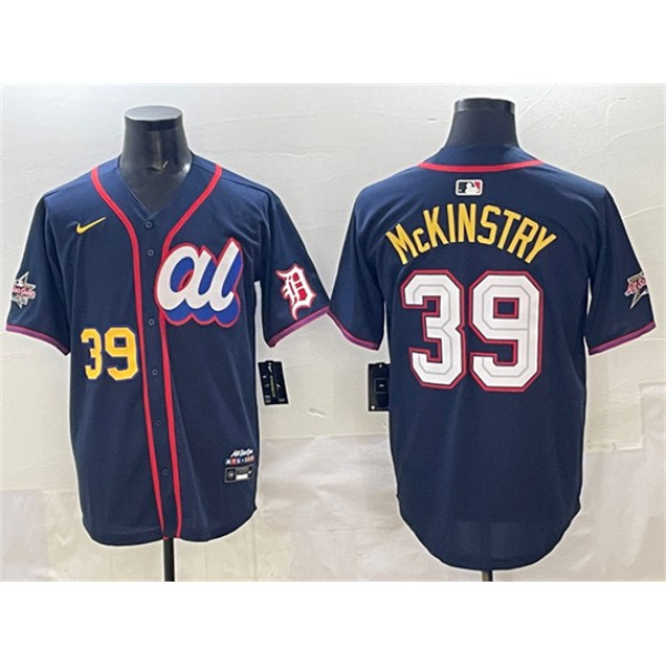 American League #39 Zach McKinstry Navy 2025 All-Star Edition Limited Stitched Jersey