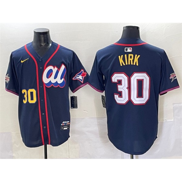 American League #30 Alejandro Kirk Navy 2025 All-Star Edition Limited Stitched Jersey
