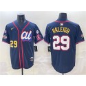 American League #29 Cal Raleigh Navy 2025 All-Star Edition V3 Limited Stitched Jersey
