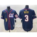 American League #3 Babe Ruth Navy 2025 All-Star Edition Limited Stitched Jersey