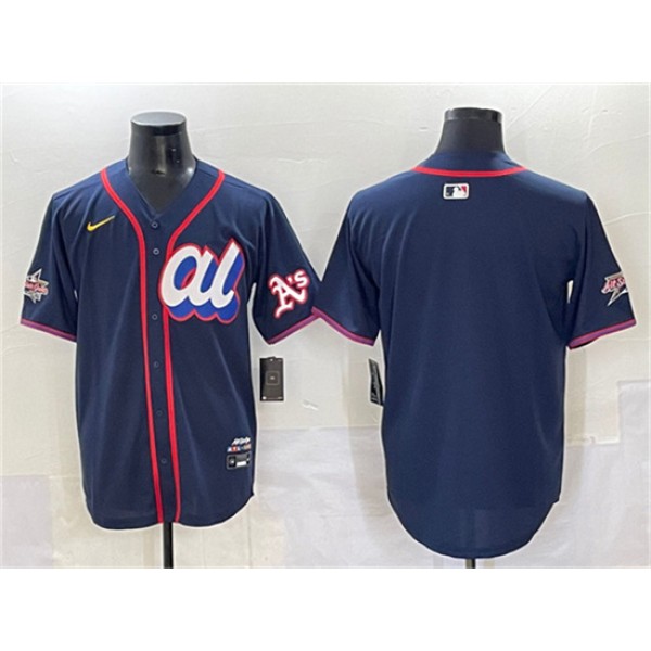 American League Oakland Athletics Blank Navy 2025 All-Star Edition Limited Stitched Jersey