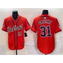 Detroit Tigers #31 Riley Greene Orange With Patch Vapor Premier Limited Stitched Jersey