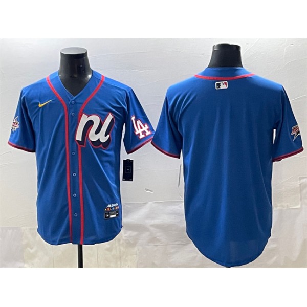 National League Los Angeles Dodgers Blank Blue 2025 All-Star Edition Limited Stitched Jersey