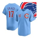 Chicago Cubs #17 Mark Grace Blue 2024-25 2nd Alternate Limited Stitched Jersey