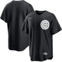 Chicago Cubs Blank Black Lights Out Limited Stitched Jersey
