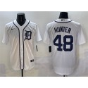 Detroit Tigers #48 Brant Hurter White Cool Base Stitched Jersey