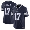 Dallas Cowboys #17 Brandon Aubrey Navy 2025 F.U.S.E Vapor Untouchable Limited Football Stitched Jersey