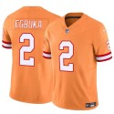 Tampa Bay Buccaneers #2 Emeka Egbuka Orange 2025 Draft F.U.S.E. Throwback Limited Football Stitched Jersey
