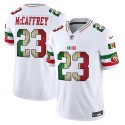 San Francisco 49ers #23 Christian McCaffrey White 2025 F.U.S.E. Mexico Vapor Limited Football Stitched Jersey