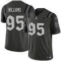 New York Jets #95 Quinnen Williams Black 2025 F.U.S.E. “Rivalries” Vapor Limited Football Stitched Jersey