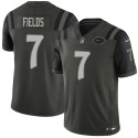 New York Jets #7 Justin Fields Black 2025 F.U.S.E. “Rivalries” Vapor Limited Football Stitched Jersey