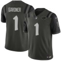 New York Jets #1 Ahmad Gardner Black 2025 F.U.S.E. “Rivalries” Vapor Limited Football Stitched Jersey