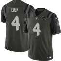 New York Jets #4 Brady Cook Black 2025 F.U.S.E. “Rivalries” Vapor Limited Football Stitched Jersey