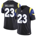 Los Angeles Rams #23 Kyren Williams Black 2025 F.U.S.E. “Rivalries” Vapor Limited Football Stitched Jersey