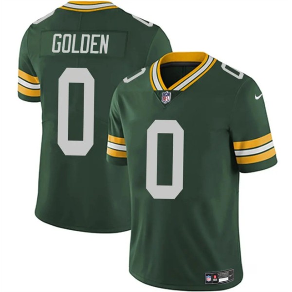 Green Bay Packers #0 Matthew Golden Green 2025 Vapor Untouchable Limited Football Stitched Jersey