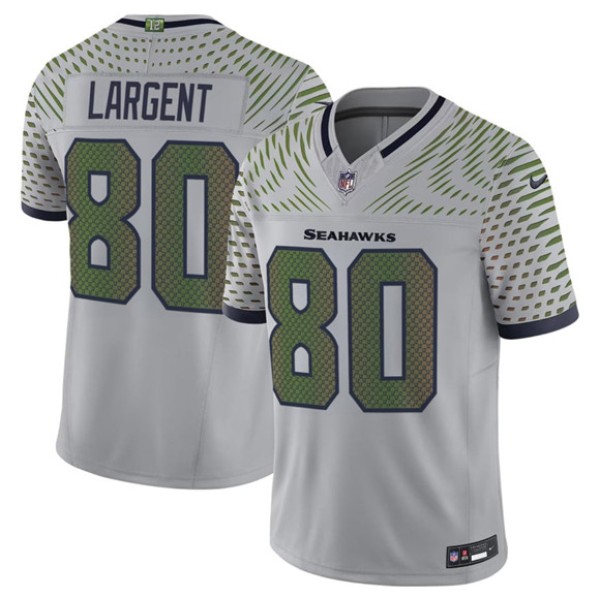 Seattle Seahawks #80 Steve Largent Gray 2025 F.U.S.E. “Rivalries” Vapor Limited Football Stitched Jersey