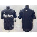 Las Vegas Raiders Blank Black 'Gothic Sin City Shadows Edition' Vapor Limited Stitched Jersey
