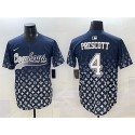 Dallas Cowboys #4 Dak Prescott Navy Limited Stitched Jersey