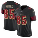 San Francisco 49ers #85 George kittle Black 2025 F.U.S.E. “Rivalries” Vapor Limited Football Stitched Jersey